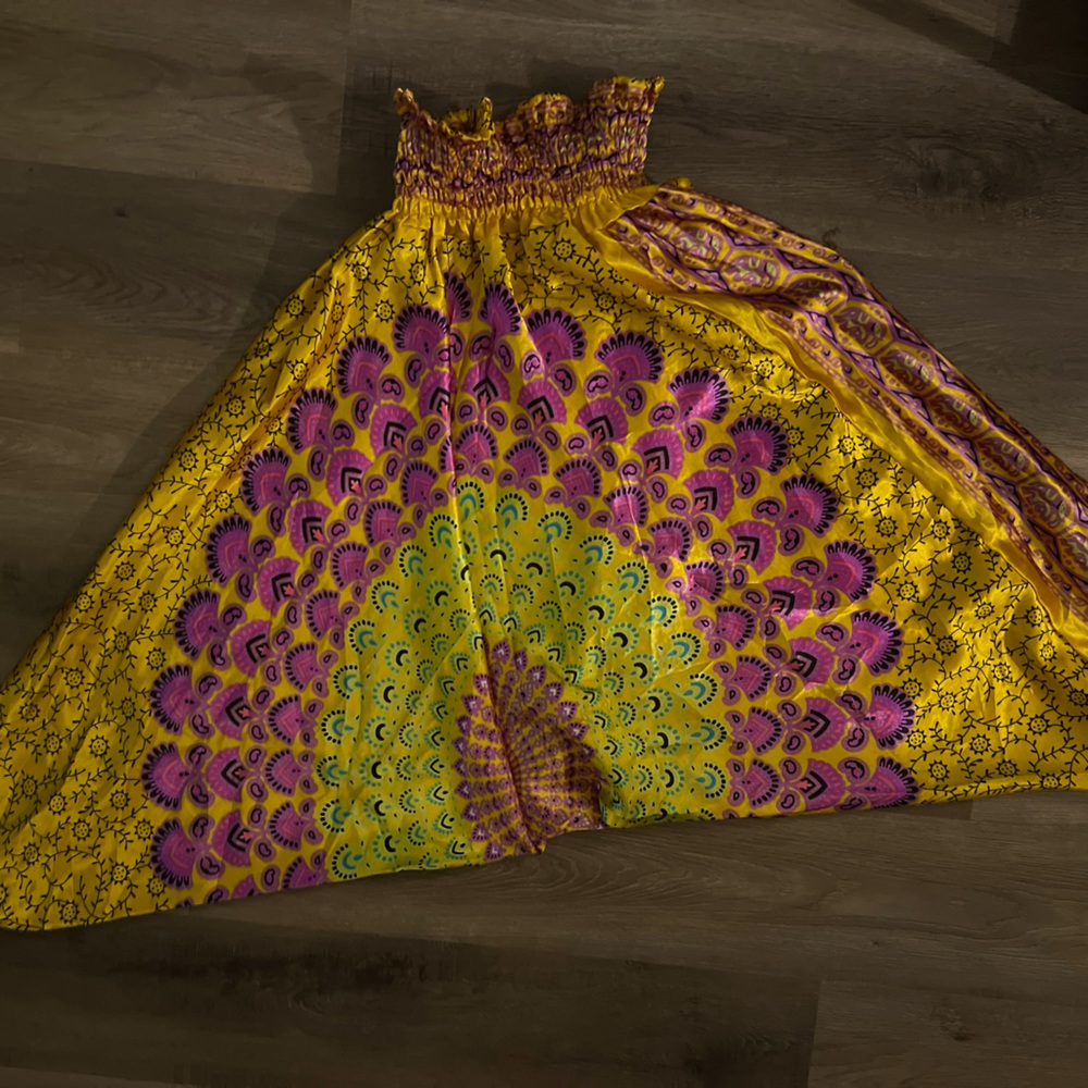 Silk parachute pants unisex